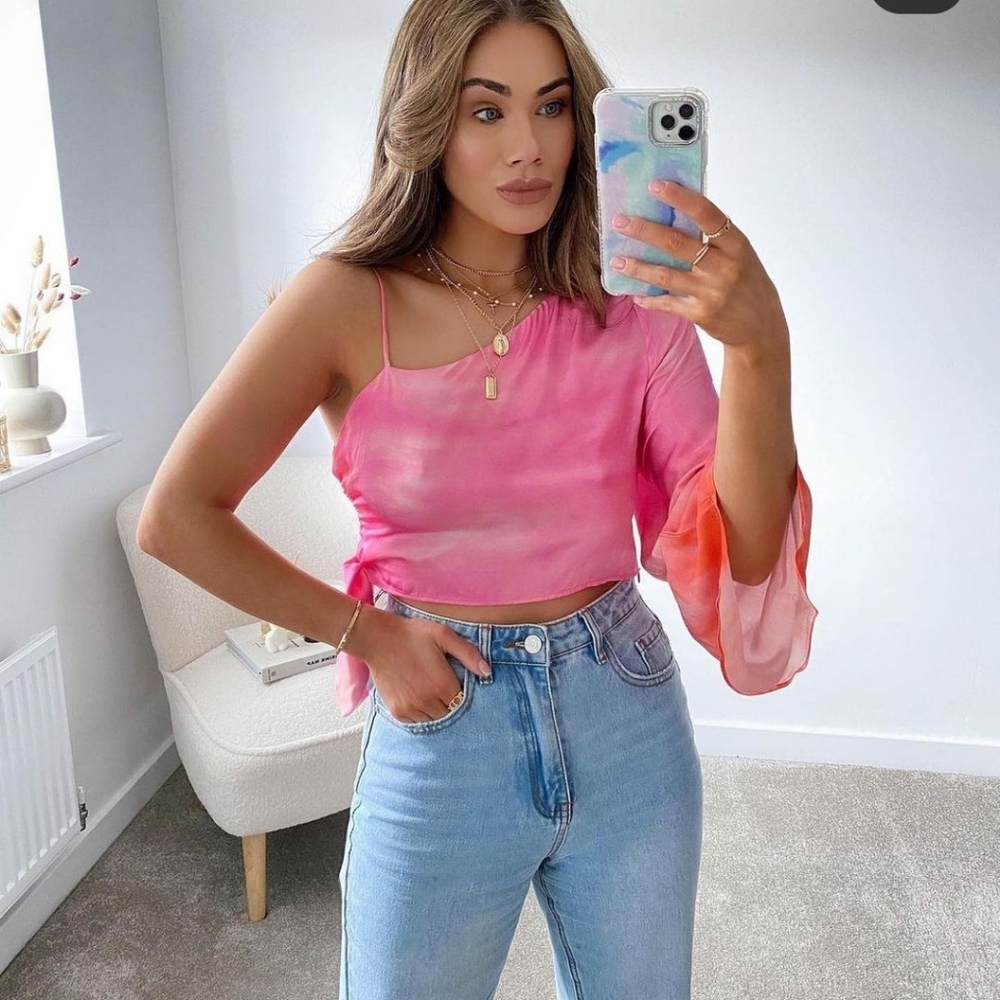 Zara Draped tie dye skirt + top Set - Picture 9 of 15